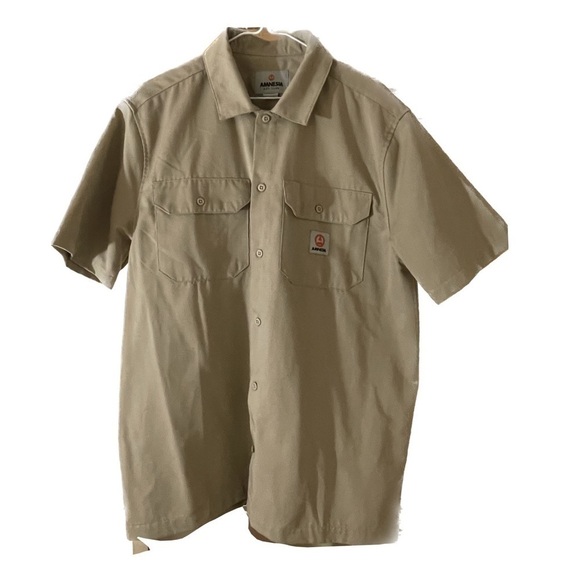 AMNESIA Short Sleeve Workwear  shirt - Picture 1 of 3